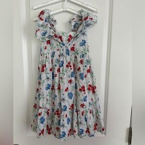 Janie and Jack- Floral Kids Dress with Ruffle Straps